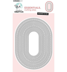 Studio Light Cutting Die Nested ovals Essentials nr. 1050 CCL-ES-CD1050