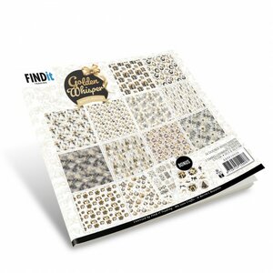 Paperpack - Berries Beauties - Golden Whisper 20 x 20 cm BBPP10026