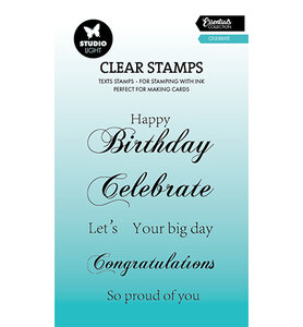 Studio Light Clear Stamp Celebrate Essentials nr.744