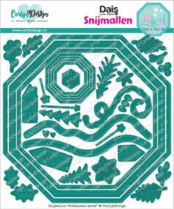 CarlijnDesign snijmallen Achthoeken kerst CDSN-0324