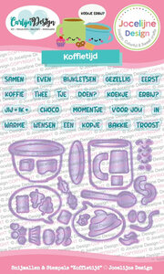 CarlijnDesign snijmallen Koffietijd CDJD-0063&nbsp;Jocelijne Design