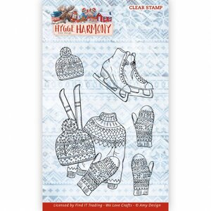 Clear Stamps - Amy Design - Hygge Harmony - Winter Sports&nbsp;ADCS10089