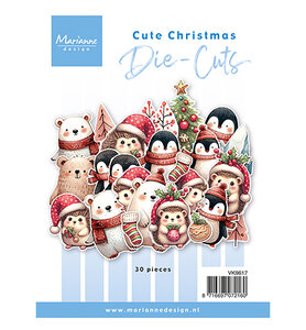 Marianne Design Die Cuts Cute Christmas VK9617