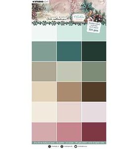 Studio Light JMA Unicolor Paper Pad Double-sided card paper Christmas Blush nr. 395 JMA-CB-UPP395