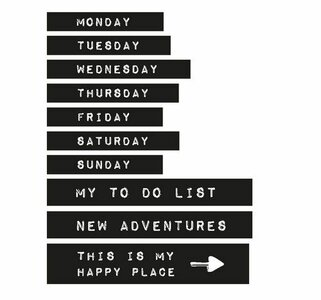 Studio Light Washi Tape Days Planner Essentials nr.15 WASHISL15