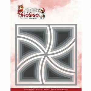 Dies - Berries Beauties - A Very Furry Christmas - Very Furry Frame BBD10065