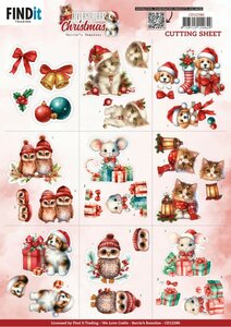 3D Cutting Sheet - Berries Beauties - A Very Furry Christmas - Mini CD12386