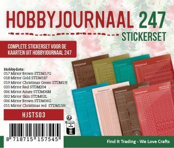Stickerset Hobbyjournaal 247 HJSTS03
