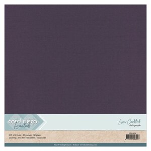 Linen Cardstock - SC - Dark Purple 30,5x30,5 cm