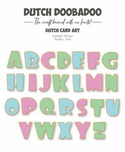 Dutch Doobadoo Card Art Alfabet 10 cm 470.784.257