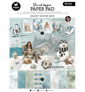Studio Light Design Paper Pad Snowy Winter days Essentials nr. 388 SL-ES-DCPP388
