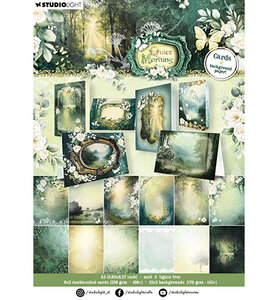 Studio Light Design Paper Pad Cards &amp; backgrounds Quiet Morning nr. 401 SL-QM-DPP401