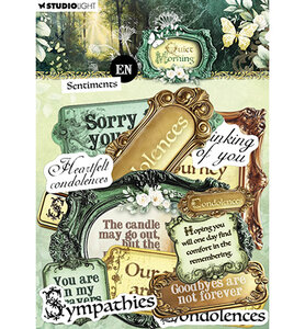 Studio Light Paper Elements Sentiments - EN Quiet Morning nr. 46 SL-QM-PE46