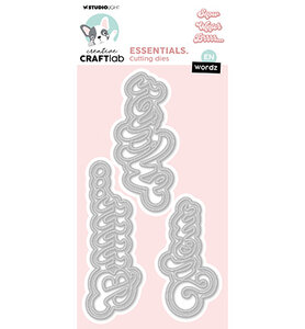 Studio Light Cutting Die Wordz Winter Essentials nr.981