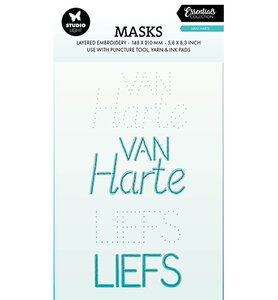 Studio Light Embroidery, Van harte Essentials nr.346 A5 SL-ES-MASK346