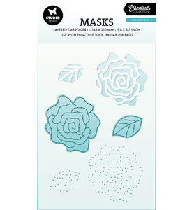 Studio Light Embroidery, Classic Rose Essentials nr.345 A5 SL-ES-MASK345.