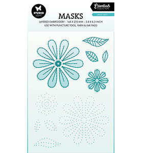 Studio Light Embroidery, Large Daisy Essentials nr.344 A5 SL-ES-MASK344