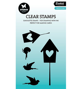 Studio Light Clear Stamp Birdhouse Essentials nr.787 SL-ES-STAMP787