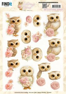 3D Cutting Sheet - Berries Beauties - Owlways Yours - Blossom CD12413
