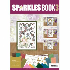 Nr. 3 Roses Sparkles Book A6 SPDOA6003