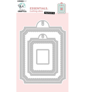 Studio Light Craftlab Cutting Die Tag Ticket XL Essentials nr.965 CCL-ES-CD965