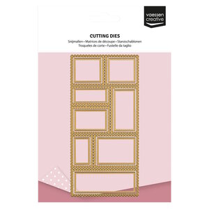 Vaessen Creative &bull; Mini Snijmallen Postzegels 9st 3625-0205