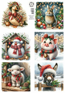 Knipvel A4 Friends for Life - Kerst 1&nbsp;99064/008