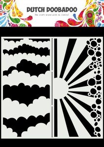 Dutch Doobadoo Dutch Mask Art Slimline Wolken 