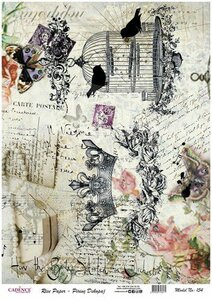 Cadence rijstpapier vogelkooi - kroontje nr.154