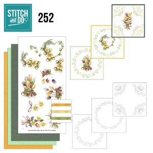 Stitch and Do 252 - Precious Marieke - Yellow Flowers STDO252