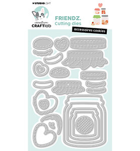 Studio Light Craftlab Cutting Die Accessoires Cookies Friendz nr.968 CCL-FR-CD968