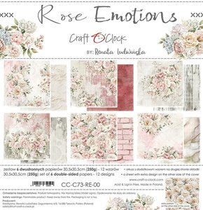 Craft O'Clock Paper Collection Set 30,5x30,5cm Rose Emotions