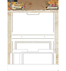 Studio Light Stencil Memory Journal Sweet Bee Memories nr.06 HE-SB-STEN06