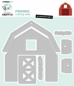 Studio Light - Creative Craftlab - Friendz - Cutting Die - Accessoires Barn&nbsp;CCL-FR-CD994