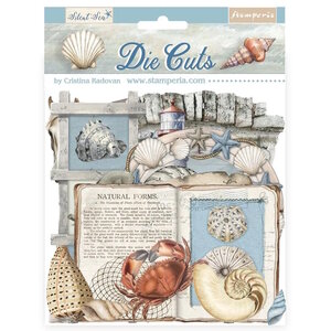 Stamperia Silent Sea Die Cuts (37pcs) (DFLDC115)