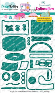 CarlijnDesign snijmallen Sew Sweeties CDSN-0352