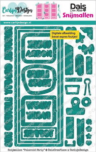 CarlijnDesign snijmallen Polaroid strip CDSN-0357