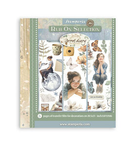 Stamperia Rub on selection Secret Diary DFLRBXG02