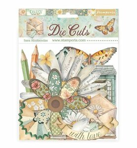 Stamperia Die cuts assorted, Daisy Art DFLDC126