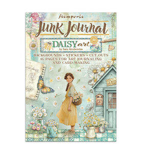 Stamperia Junk journal Stickers, cut-outs, backgrounds Daisy Art SBJK14