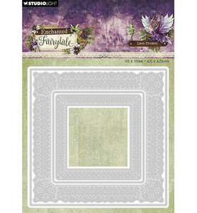 Studio Light Cutting dies Lace frames square Enchanted Fairytale nr. 1102 SL-EF-CD1102