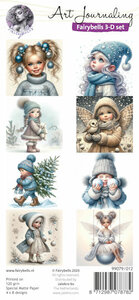 Fairybells 3-D setje Kerst - winter blauw 99079/012