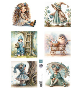 Marianne Design Knipvel A4 Dreamy Spring by Fairybells FB2508