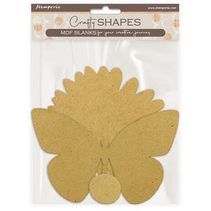 Stamperia Daisy Art MDF Crafty Shapes Blank Daisy and Butterfly (KLSM79)