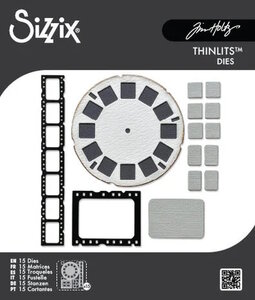Sizzix Thinlits Die by Tim Holtz Vault Picture Show (15pcs) (666602)