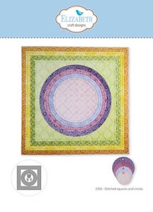 Elizabeth Craft Beautiful Blooms Die Stitched Squares and Circles by Paper Flowers (2350)