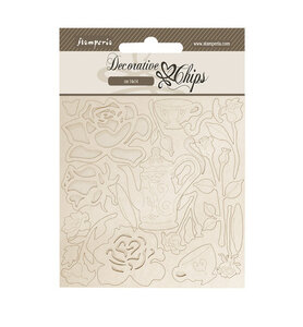Stamperia Decoratieve Chips &ndash; Rose Motif SCB258