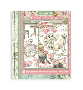 Stamperia Rub-On Selectie &ndash; House of Roses DFLRBXG06