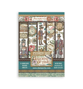 Stamperia Washi Pad &ndash; Gardens of Time SBW32