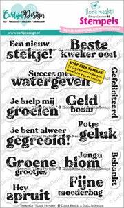 CarlijnDesign Clear stamp Plant Partner CDST-0169